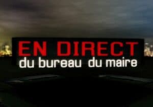 en direct du bureau du maire